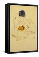 Two Friends, 1912-Egon Schiele-Framed Stretched Canvas