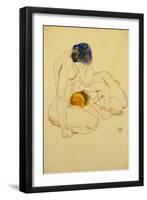 Two Friends, 1912-Egon Schiele-Framed Giclee Print