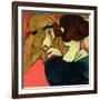 Two Friends, 1918 (Oil on Board)-Louis Valtat-Framed Giclee Print