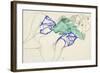 Two Friends, Reclining (Tenderness), 1913 (Pencil and Tempera on Paper)-Egon Schiele-Framed Giclee Print