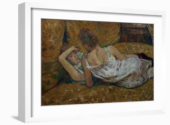 Two Friends-Henri de Toulouse-Lautrec-Framed Giclee Print