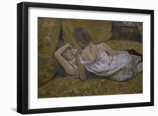 Two Friends-Henri de Toulouse-Lautrec-Framed Giclee Print