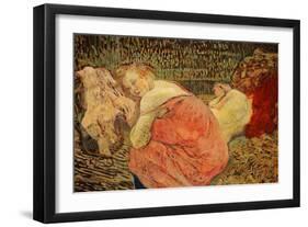 Two Friends-Henri de Toulouse-Lautrec-Framed Giclee Print