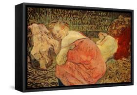 Two Friends-Henri de Toulouse-Lautrec-Framed Stretched Canvas