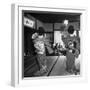 Two Geishas Dancing with Fans on Stage as Guests and Other Geshias Watch from Dinner Table-Alfred Eisenstaedt-Framed Photographic Print