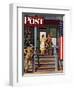 "Two Generations of Vets," Saturday Evening Post Cover, July 5, 1947-Stevan Dohanos-Framed Giclee Print