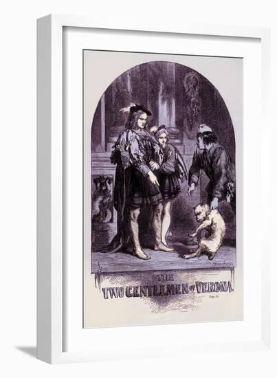 Two Gentlemen of Verona-John Gilbert-Framed Giclee Print
