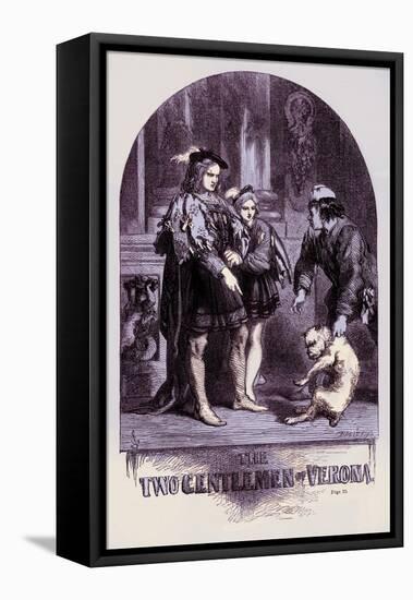 Two Gentlemen of Verona-John Gilbert-Framed Stretched Canvas