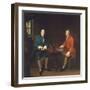 Two Gentlemen Seated at a Table-John Thomas Seton-Framed Giclee Print