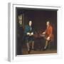 Two Gentlemen Seated at a Table-John Thomas Seton-Framed Giclee Print