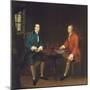 Two Gentlemen Seated at a Table-John Thomas Seton-Mounted Giclee Print