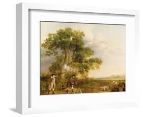 Two Gentlemen Shooting-George Stubbs-Framed Premium Giclee Print