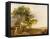 Two Gentlemen Shooting-George Stubbs-Framed Stretched Canvas