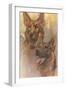 Two German Shepherds-null-Framed Art Print