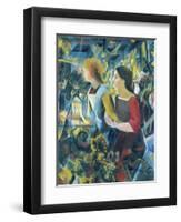 Two Girls, 1913-Auguste Macke-Framed Giclee Print