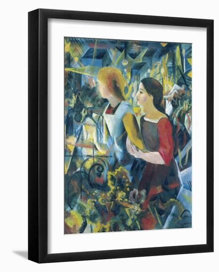 Two Girls, 1913-Auguste Macke-Framed Giclee Print