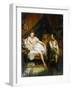 Two Girls, 19th Century-Louis Eugene Bertier-Framed Giclee Print