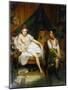 Two Girls, 19th Century-Louis Eugene Bertier-Mounted Giclee Print