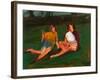 Two Girls, 2004-Daniel Clarke-Framed Giclee Print