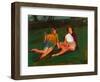 Two Girls, 2004-Daniel Clarke-Framed Giclee Print