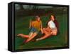 Two Girls, 2004-Daniel Clarke-Framed Stretched Canvas