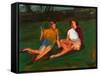 Two Girls, 2004-Daniel Clarke-Framed Stretched Canvas