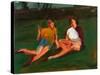 Two Girls, 2004-Daniel Clarke-Stretched Canvas