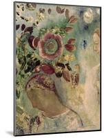 Two Girls Among the Flowers-Odilon Redon-Mounted Giclee Print