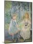 Two Girls at a Window, 1892-Berthe Morisot-Mounted Giclee Print