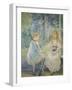 Two Girls at a Window, 1892-Berthe Morisot-Framed Giclee Print