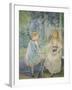 Two Girls at a Window, 1892-Berthe Morisot-Framed Giclee Print