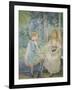 Two Girls at a Window, 1892-Berthe Morisot-Framed Giclee Print