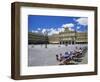 Two Girls at Cafe Table, Plaza Mayor, Salamanca, Castilla Y Leon, Spain-Ruth Tomlinson-Framed Photographic Print