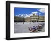 Two Girls at Cafe Table, Plaza Mayor, Salamanca, Castilla Y Leon, Spain-Ruth Tomlinson-Framed Photographic Print