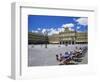 Two Girls at Cafe Table, Plaza Mayor, Salamanca, Castilla Y Leon, Spain-Ruth Tomlinson-Framed Photographic Print