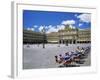 Two Girls at Cafe Table, Plaza Mayor, Salamanca, Castilla Y Leon, Spain-Ruth Tomlinson-Framed Photographic Print