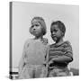 Two Girls at Camp Christmas Seals, a Racially Integrated Summer Camp in Haverstraw, NY-Gordon Parks-Stretched Canvas