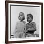 Two Girls at Camp Christmas Seals, a Racially Integrated Summer Camp in Haverstraw, NY-Gordon Parks-Framed Photo