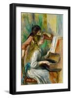 Two Girls at the Piano, 1892-Pierre-Auguste Renoir-Framed Giclee Print