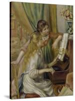 Two Girls at the Piano, c.1892-Pierre-Auguste Renoir-Stretched Canvas