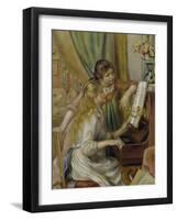 Two Girls at the Piano, c.1892-Pierre-Auguste Renoir-Framed Giclee Print