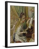 Two Girls at the Piano, c.1892-Pierre-Auguste Renoir-Framed Giclee Print