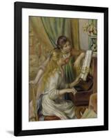 Two Girls at the Piano, c.1892-Pierre-Auguste Renoir-Framed Giclee Print