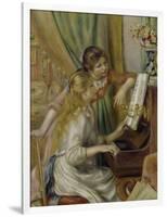 Two Girls at the Piano, c.1892-Pierre-Auguste Renoir-Framed Giclee Print