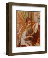 Two Girls at the Piano-Pierre-Auguste Renoir-Framed Art Print