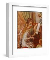 Two Girls at the Piano-Pierre-Auguste Renoir-Framed Art Print