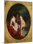 Two Girls Bathing (Oil on Panel)-William Etty-Mounted Giclee Print