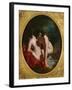 Two Girls Bathing (Oil on Panel)-William Etty-Framed Giclee Print