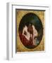 Two Girls Bathing (Oil on Panel)-William Etty-Framed Giclee Print