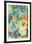 Two Girls by the Window-Berthe Morisot-Framed Art Print